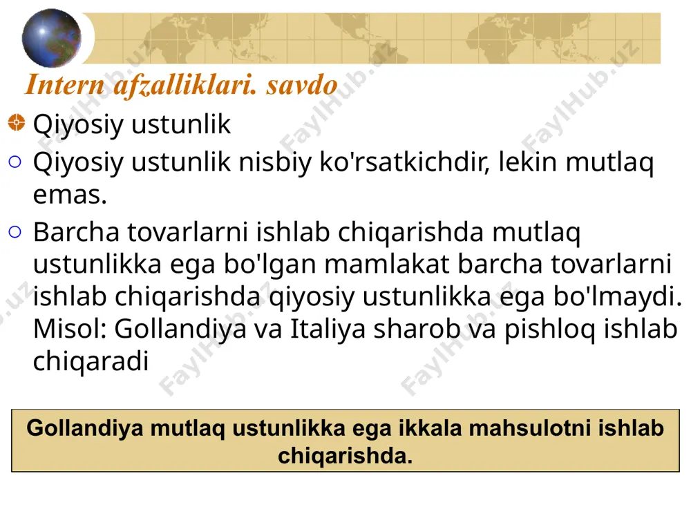 operatsiyalar hisobi kapital hisobi (kapital hisobi) to'g'ridan-to'g'ri investitsiyalar (to'g'ridan-to'g'ri investitsiyalar) portfel investitsiyalari (portfolio investments) sof xorijiy investitsiyalar (nfi)- rezidentlar tomonidan sotib olingan xorijiy aktivlar va mahalliy aktivlar qiymatidagi farq. chet elliklar tomonidan sotib olingan aktivlar to'g'ridan-to'g'ri investitsiyalar kapital harakati hisobvarag'ining qoldiqlariga qanday parametrlar ta'sir qiladi? tegishli. ichki rentabellik. mamlakat aktivlari va chet eldagi daromadlar ichki aktivlar o'rtasidagi farqdir. %- stavka (i) va global % - stavka (if) hamma narsa teng, daromadni ko'paytirish istagi bilan boshqariladi, iqtisodiy. agentlar ko'proq daromadli aktivlarni afzal ko'rishadi, bu erda biz moliyaviy kapital oqimini kuzatamiz xavf omili %- stavkalar xavfni hisobga olgan holda tuzatiladi. valyuta kursining kutilayotgan o'zgarishi xorijiy investitsiyalar. aktivlar milliy konversiyani talab qiladi.xorijiy valyutadagi valyutalar ushbu bozorning tartibga solish darajasi tartibga solishning ko'plab variantlari mavjud: kapital bozorining to'liq davlat nazoratidan (kapital mutlaqo mobil emas) acc orqali bilvosita tartibga solishgacha. yig'imlar (nomukammal. kapitalning harakatchanligi). to'lov balansining identifikatori ochiq iqtisodiyotning dunyoning qolgan qismi bilan o'zaro ta'siri …