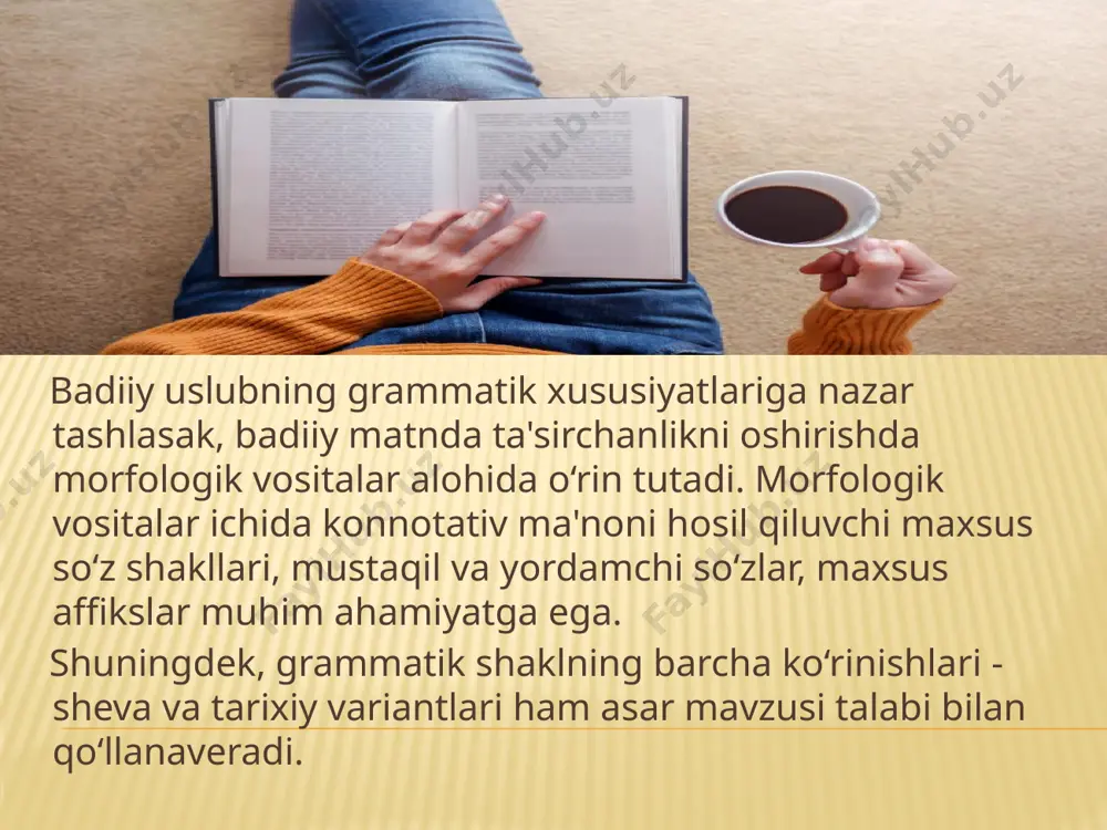 badiiy uslub va uning xususiyatlari - Page 5