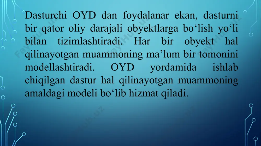obyektga yo‘naltirilgan dasturlash asosi - Page 3