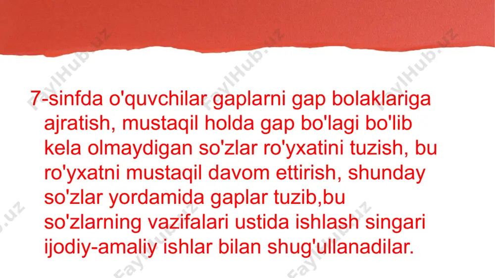 so‘zni qo‘llab qo‘shma gapga aylantirishlari, yordamchi so‘zlaming gapdagi vazifasini tushuntirishlari mumkin. ona tilining izchil kursini o‘rganish jarayonida yordamchi so‘zlaming har bir turi alohida o‘rganiladi. shuning uchun bu so‘zlami o‘rganish vaqtida tashkil etiladigan ta’limiy o'yinlar, awalo, dasturda ko‘zda tutilgan materiallarni o‘quvchilar ongiga singdirishga, ularning nutqini yordamchi so‘zlarning ma’nodoshlari bilan almashtirish orqali yangi so‘zlar bilan boyitish, bir yordamchi so‘zni nutq sharoitiga mos ravishda og‘zaki va yozma shakllai'da to‘g‘ri hamda o‘rinli qo‘llashga xizmat qilishi lozim. the title content 0‘quvchilar «ko‘makchi so‘zlar» mavzusi bilan tanishtirilar ekan, ko‘makchi birikmalarini kelishikli birikmalarga aylantirish (masalan, sinfdoshim uchun oldim, sinfdoshimga oldim kabi), berilgan gaplarda ko‘makchini shu ma’noni ifodalovchi boshqa ko‘makchi bilan almashtirish (masalan, xirmon sari bormoq, xirmon tomon bormoq kabi), «ot + ko‘makchi», «sifatdosh + ko‘makchi» qolipli hosilalar ro‘yxatini tuzish (masalan, qalam bilan, onam uchun, dala sari; siz bilan, ular uchun, siz orqali; borgan sayin, o ‘qigan bilan, ko ‘rishgani uchun va h.k.), ko‘makchining gapdagi vazifasi va ma’nosini …