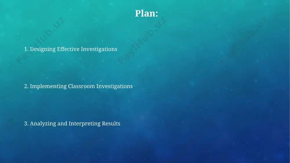 bias in your classroom investigation. prioritize data accuracy by using reliable instruments, clearly defined variables (operational definitions), and consistent data recording procedures to improve the validity and reliability of your findings. reflecting on the process consider the validity and reliability of your findings – were there at least 2 control groups? a quantitative analysis of errors and uncertainties (with a margin of error calculation) can enhance your reflection and strengthen the study's overall credibility. reflecting on the process involves a critical analysis of at least 3 key stages: hypothesis formation, data collection (using 5 or more samples), and conclusion drawing; identifying areas for improvement in experimental design or data analysis is crucial. selecting appropriate questions prioritize questions aligning with bloom's taxonomy, incorporating higher-order thinking skills such as analysis (level 4) and evaluation (level 5) to encourage critical thinking beyond simple recall. consider the students' prior knowledge and developmental stage when …