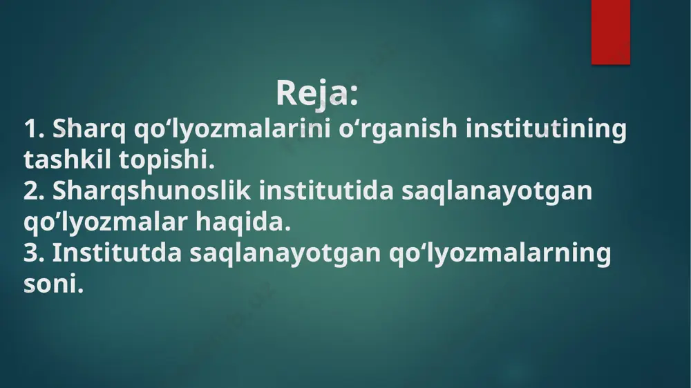 v ,,sharqshunoslikka kirish” toshkent – 2020 e’tiboringiz uchun raxmat image6.jpeg image7.jpeg image8.jpeg image9.jpeg image10.jpeg image11.jpeg image12.jpeg image13.jpeg image14.jpeg image15.jpeg image16.jpeg image17.jpeg image18.jpeg image1.png image2.png image3.png image4.png /docprops/thumbnail.jpeg