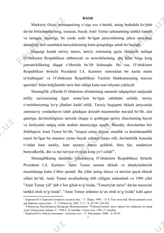 llarini, hunarmand me'morlarni va musavvirlarni to‘pladi. temur markazlashgan davlat tuzish jarayonida ishlab chiqarishga, xususan qishloq xo‘jaligiga alohida e'tibor berdi. o‘rta osiyoda qishloq xo‘jaligi sun'iy sug‘orishga bog‘liqligini yaxshi tushungan temur angor kanalini qazdirdi va murg‘ob vodiysida sug‘orish ishlarini yo‘lga qo‘ydi. samarqand va shahrisabz shaharlari oqar suv bilan ta'minlavchi- lalmikor yerlarda ariklar qazildi. dehqonchiliqda donli ekinlar, paxga, zig‘ir ekilgan. bo‘yoq uchun ro‘yan o‘simligi, shuningdek pillachilikda tutlar ko‘p ekilgan. uzum, limon yetishgirshnan. ulug‘bek davrida bog‘i maydonda turli o‘simliklar ekilib, bog‘cha nomli bog‘ barpo etytgan. temur samarqand atrofida bag‘dod, sultoniya va sheroz nomli qishloqlar qurdiradi. temur va ulug‘bek davrida qo‘ychilik va yilqichilikka alohida e'tibor berilgan. tog‘-kon ishlari yo‘lga qo‘yilib, turli ma'danlar qazib olinishi tufayli hunarmandchilik rivojlangan. obodonchilik, sug‘orma dehqonchilikning rivojlanishi iqtisodiy hayotda muhim soha-hunarmandchilik, savdo va tovar pul munosabatlarining taraqqiyotiga ijobiy ta'sir ko‘rsatdi hunarmandchilik tarmoqlarining ko‘payishi tufayli shaharlarda hunarmandchilik mahallalarining soni ortib, yangi bozor rastalari, tim va toqlar qurildi. to‘qimachilik, kulolchilik, chilangarlik, temirchilik va …