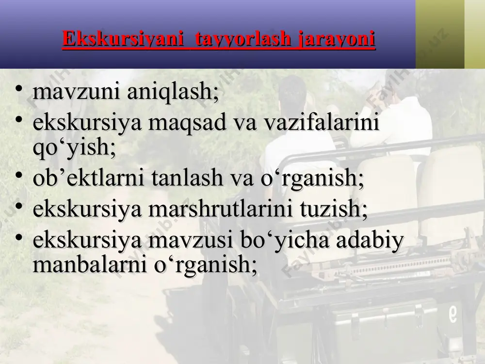 ekskursiya xizmatlarini tayyorlash texnologiyasi - Page 3