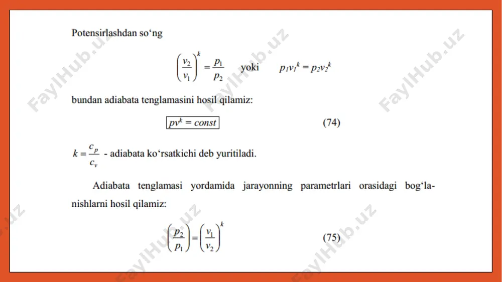 issiqlik texnikasining nazariy asoslari - Page 5