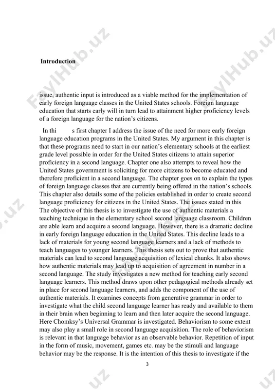 e some language components set in place initially at the start of second language learning by investigating an initial state hypothesis. these components would be a result of transfer of structures from l1 such as the np (noun phrase) with strong number agreement features, and a weak node for gender agreement features, that will reset to strong as input is analyzed. the gender agreement parameter is “weak” in english and will be reset to “strong” in successful learners of spanish. and, if provided with proper input, such as authentic materials, and proper repetition of that input, the second language learner can acquire a second language through a method that uses authentic materials. this method is presented in section three point six of chapter three. vygotsky also is considered for his role in peer collaboration in terms of learning. authentic materials incorporate a variety of learner strategies which makes them a …
