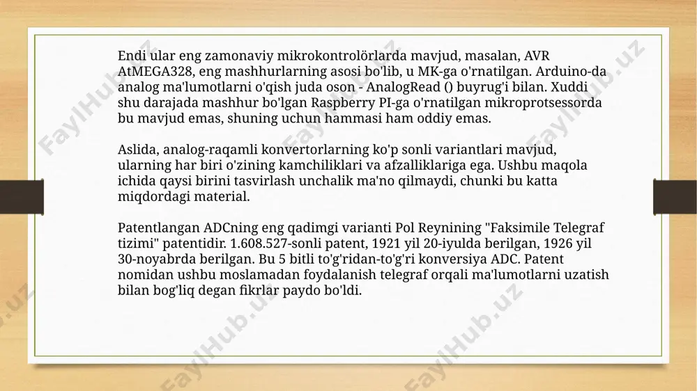 analog raqam uzgartirgichlar va analog komparator - Page 5