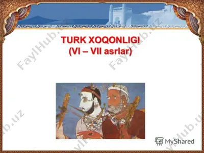 turk xoqonligi — PPTX