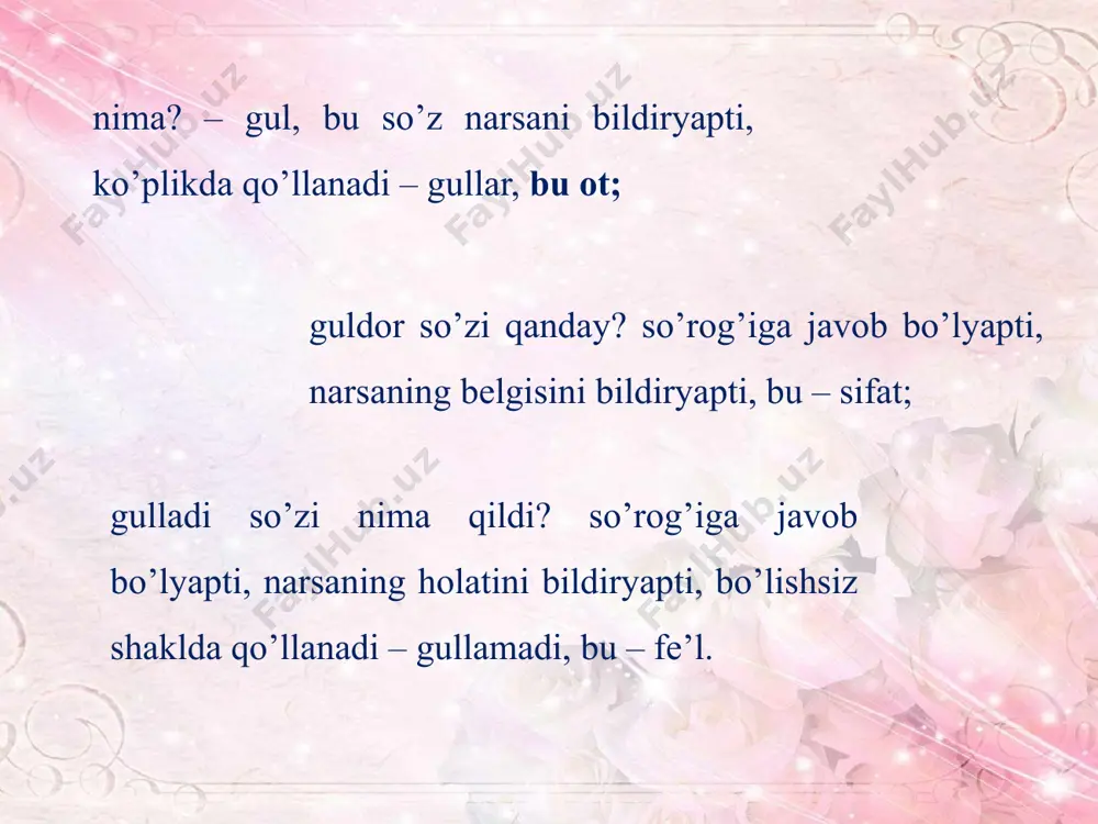 so'z turkumlarini o'rganishda hosil qilinadigan orfografik bilimlar - Page 5