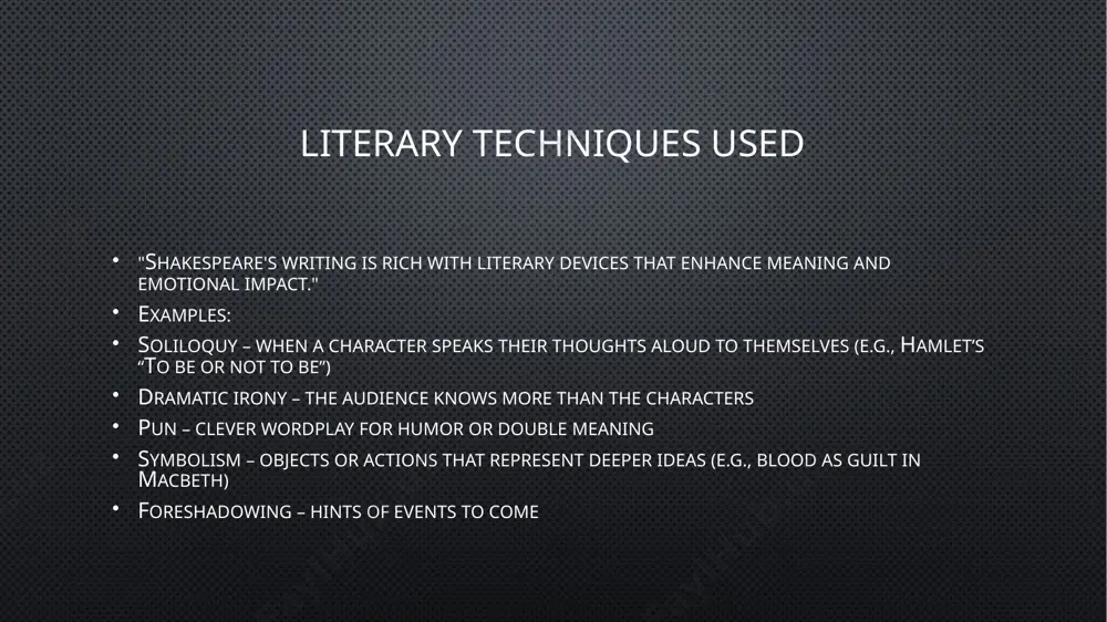 william shakespeare – his writing style and literary techniques - Page 5