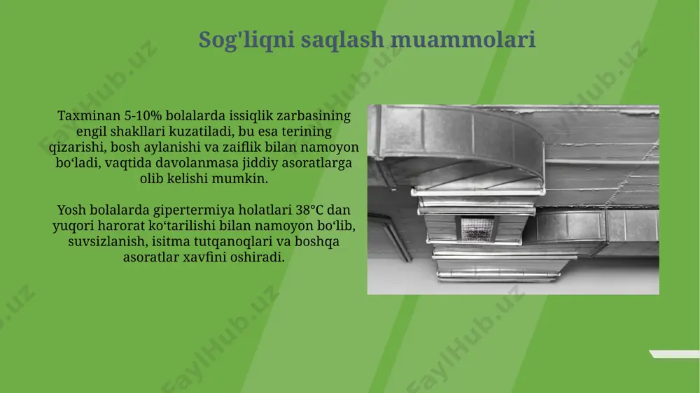 o‘quv yoshlarda issiqlik almashinuvini muammolari - Page 5