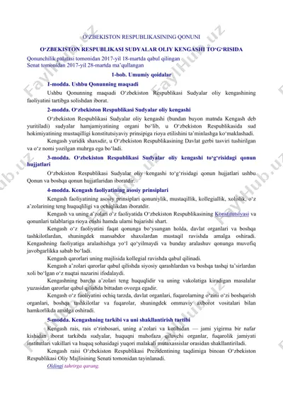 o‘zbekiston respublikasining qonuni — DOC