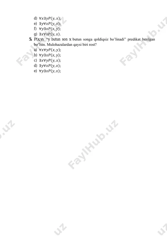 predikatlar va kvantorlar - Page 2