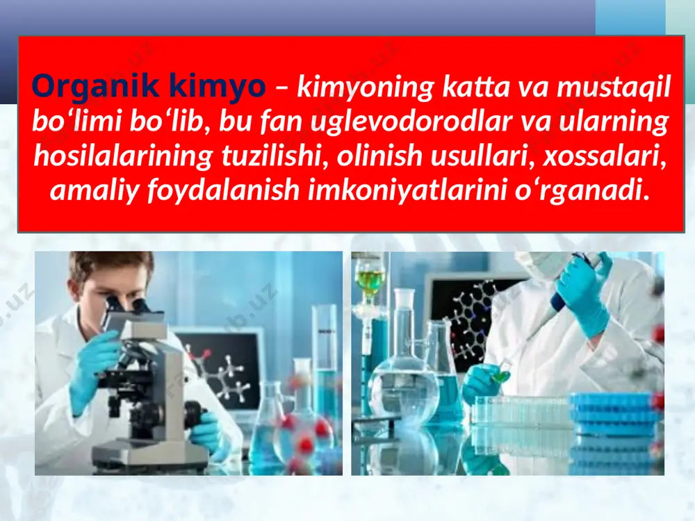 organik kimyo tarixi va organik birikmalarning xususiyatlari - Page 5