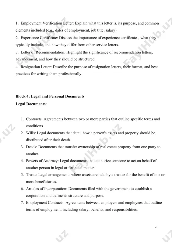 ournals, letters, and diaries. 1.2 communication: documents serve as a medium for communication between individuals, organizations, and institutions. they convey ideas, instructions, proposals, and messages in a clear and organized manner. in business, documents facilitate communication between employees, departments, clients, and stakeholders. in academia, documents enable scholars to share research findings, theories, and knowledge with their peers and the wider community. personal documents allow individuals to communicate thoughts, feelings, and experiences with others. 1.3 legal and official purposes: documents are essential for legal and official purposes as they provide evidence, proof, and verification of various transactions, agreements, and events. legal documents such as contracts, deeds, wills, and licenses establish rights, obligations, and responsibilities between parties. official documents issued by government agencies, such as passports, birth certificates, and permits, authenticate personal identity and status. 1.4 decision making: documents serve as a basis for decision making in business, academia, and personal life. …
