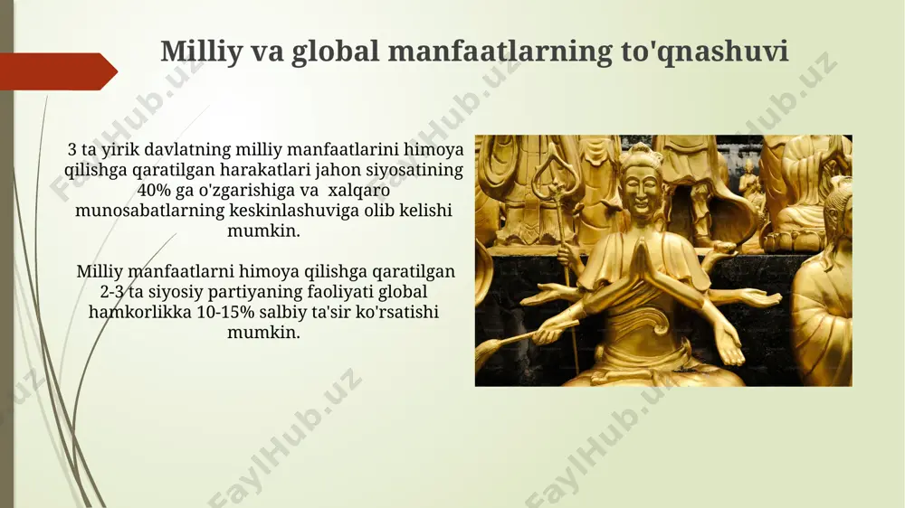 i. avlodlar o'rtasidagi farqlar ta'lim tizimlari va bilim darajasi farqi 2-3 avlod o'rtasida fikrlash uslublari va bilimlarga bo'lgan munosabatda sezilarli tafovutlarni keltirib chiqarishi mumkin, bu esa muloqotdagi qiyinchiliklarga olib keladi. millatlararo munosabatlar va siyosiy tizimlarga bo'lgan 3 ta turli avlod munosabatlari, tarixiy voqealar va ijtimoiy-iqtisodiy o'zgarishlar natijasida shakllangan dunyoqarash farqlarini aks ettiradi. e'tiboringiz uchun rahmat @taqdimot_robot image1.jpg image2.jpg image3.jpg image4.jpg image5.jpg image6.jpg image7.jpg image8.jpg image9.jpg