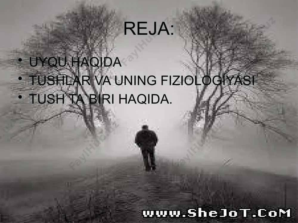 toza havoda sayr qilish, tishlarini tozalash oyoq-qo’llarini iliq suvda yuvish tavsiya etiladi. bola uxlashdan 1,5-2 soat oldin duo. agar tushda birovni duo qilsangiz, o’ngda yordamga muhtoj odamlarga xolis yordamingiz uchun hurmat topasiz. kimki sizni duo qilsa, yaqinlaringizdan birining to’yi haqida xabar topasiz, o’zingizning hayotingiz osuda va baxtiyor bo’ladi. dur ( ayoliniki ). u erning yaxshiligi va unga ko’p sovg’a qilishiga dalolat. agar durlar kumushdan bo’lsa, ayolida madorsizlikni ko’radi, marjondan bo’lsa, do’stlari unga yordam berishmaydi. uyqudan avval xonani shamollashtiris, toza havoda sayr qilish, tishlarini tozalash oyoq-qo’llarini iliq suvda yuvish tavsiya etiladi. bola uxlashdan 1,5-2 soat oldin ovqatlangan bo’lishi kerak. xona harorati 20 c atrofida saqlanishi tavsiya etiladi. bolaning o’rni juda yumshoq yoki juda qattiq bo’masligi kerak. uyqu gigiyenasiga rioya qilinsa bola tiniq durbin. tushda durbin bilan tomosha ko’rmoq yaxshilikka yo’yiladi. ammo durbin orqali kimnidir kuzatish yovuzlik ramzidir, bunday ishni tushda qilayotgan odam birovning oilasini buzishdek yaramas ishga bosh qo’shadi va o’zi …