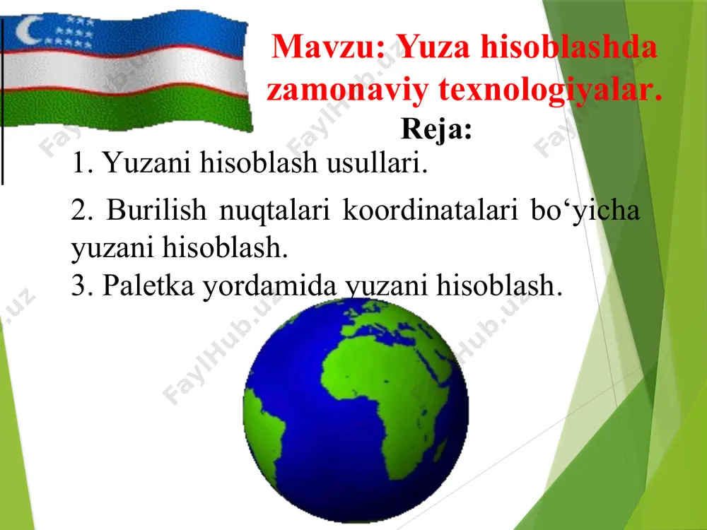 yuza hisoblashda zamonaviy texnologiyalar - Page 2