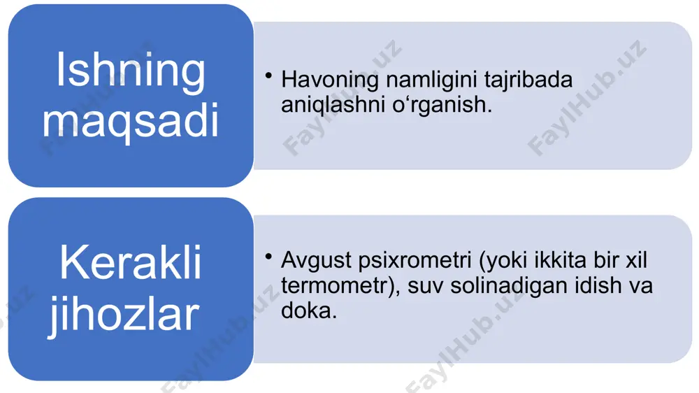 havoning nisbiy namligini aniqlash. 9-sinf 43-mavzu - Page 3