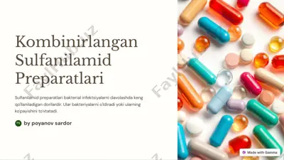 sulfanilamid preparatlari — PDF