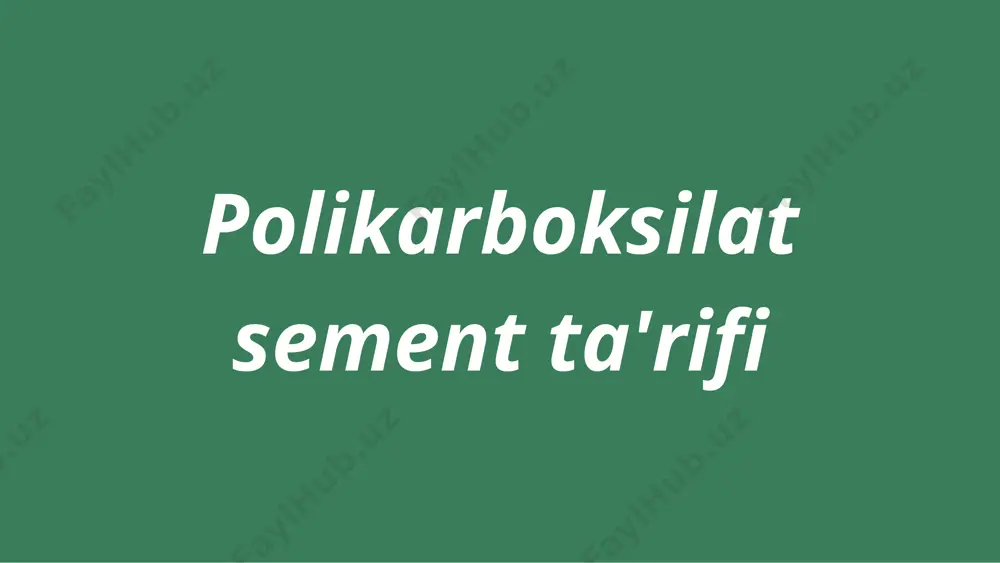 polikarboksilat sementlar - Page 3