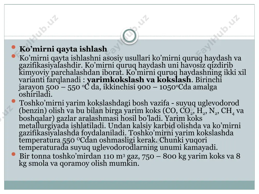 prezentatsiya "uglevodorodlarning tabiiy manbalari" - Page 5