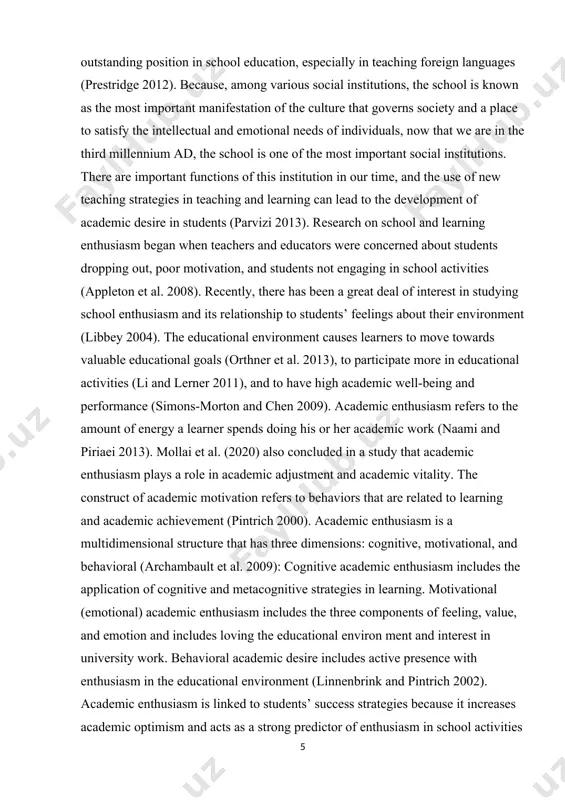 new electronic strategy in teaching english can be used is academic vitality. academic vitality is defined as the student’s ability to successfully meet the barriers and academic challenges that lie in the way of normal academic life (martin and marsh 2008). academic vitality also refers to a positive, constructive, and adaptive response to the types of challenges and barriers experienced in the ongoing field of study (putwain et al. 2012). since academic life is one of the most important periods in the life of people, especially adolescents and young people, and they face many challenges and obstacles such as high stress, poor grades, decreased motivation, etc., it is necessary to increase the factors that pave the way for increasing the individual’s ability to meet these barriers and challenges and for enhancing his or her academic vitality (cho et al. 2014). teaching cognitive and metacognitive strategies in the electronic environment enables …