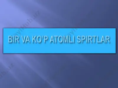 spirtlar — PPTX
