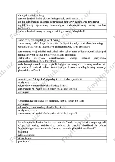 ishlab chiqarish kapitali — DOCX