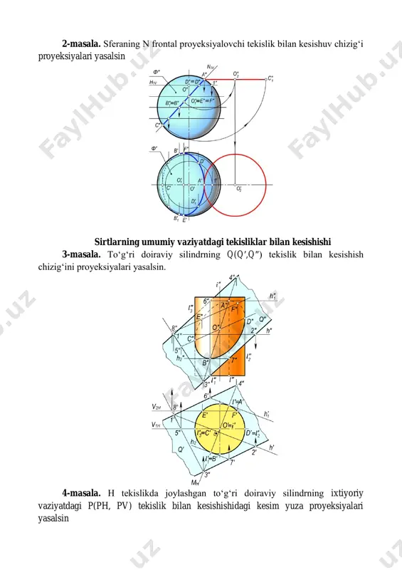 oddiy geometrik sirtlar - Page 4