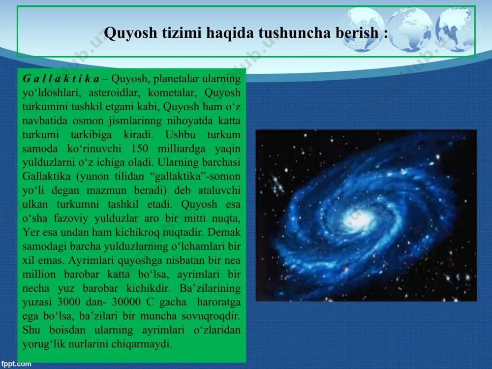 on masalan silikatlar, moylangansimon masalan talk, sadafsimon – kalsit, olmossimon – olmos, ipaksimon – asbest kabi turlarga bo‘lib o‘rganiladi. qattiqligi. minerallarning qattiqlik xususiyatini o‘rganish, ularni bir birlaridan ajratish va nomini aniqlashda eng muhim rol o‘ynaydi. minerallarning qattiqligini aniqlash uchun 10 xil mineral etalon sifatida tanlab olingan prezentacii.com e'tiboringiz uchun raxmat
