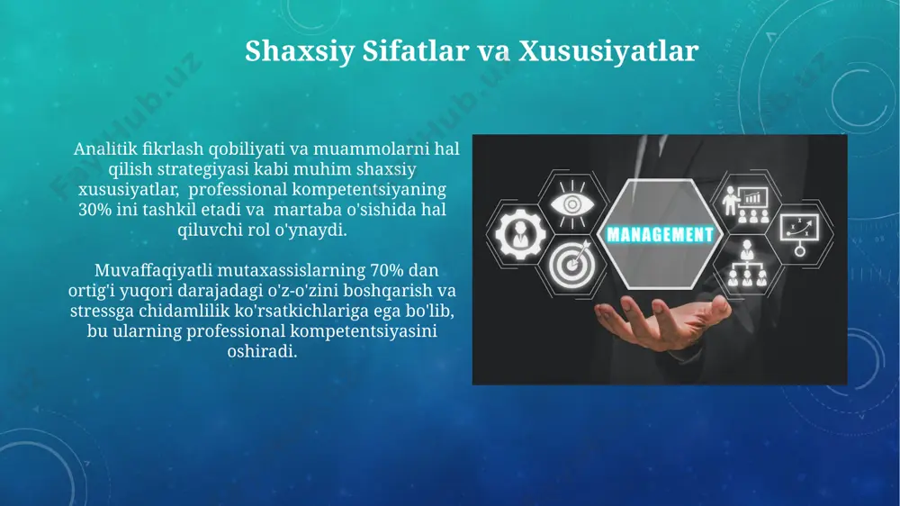 kasbiy kompetentlik va asosiy tarkibiy qismlari - Page 3