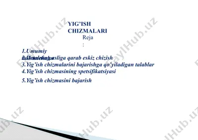 yig’ishchizmalari — PPTX