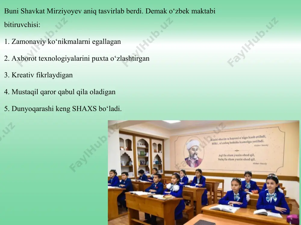 qilishimiz kerak. biz kelgusi yil davlat dasturiga xalqimiz ko‘targan barcha masalalarni aniq yechimlari bilan kiritamiz. ushbu jarayonlarda deputat va senatorlar, mahalla vakillari, ziyolilar, yoshlar, tadbirkorlar va keng jamoatchiligimizdan faol bo‘lishlarini, yangi-yangi taklif va tashabbuslar bildirishlarini so‘rayman", — dedi davlat rahbari. e’tiboringiz uchun rahmat!
