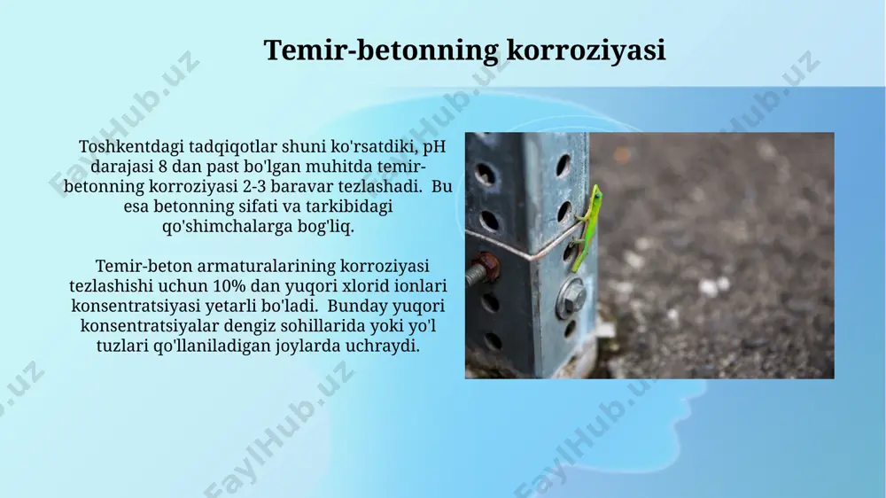 korroʻziya va temir betonning karroziyadan himoyalanish usullari - Page 5