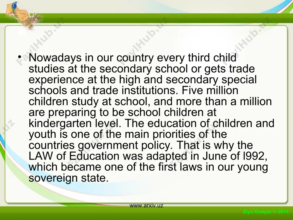 education in uzbekistan - Page 5