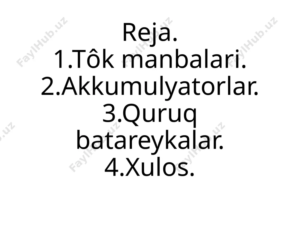 ek-trod sifatida qo'rg'oshin oksidi, manfiy 265elektrod sifatida qo'rg'oshin ishlatiladi. bunday a.lardan avtomobil transportida, aviatsiyada, aloqada foydalaniladi. ishqorli a.lar elektrodining xiliga karab akkumulyator quruq batareykalar. umumiy quruq batareyali batareyalarga sink marganetsli quruq batareyalar, gidroksidi quruq batareyalar, lityum metall batareyalar va kumush oksidli batareyalar kiradi. 1. sink marganets batareyalari bu eng keng tarqalgan quruq akkumulyator batareyalari, anod grafit tayoqchasi, katod sinkli quti va elektrolitlar ammoniy xlorid rux xloridir. bunday akkumulyator odatda arzon. ishqoriy rux marganets batareyalari ushbu turdagi batareyalar katta oqim va katta quvvatga ega, ular asosiy batareyalar orasida yaxshi tanlovdir.lityum metall batareyalar ushbu turdagi akkumulyator ajoyib quvvatga ega va mukammal saqlanadi. katta quvvat va katta tokning o'ziga xos xususiyatlari tufayli u hozirgi kunda ko'proq ko'chma qurilmalarda qo'llanilmoqda. kumush oksidli batareyalar ushbu turdagi akkumulyator elektrod sifatida anod, natriy gidroksidi yoki kaliy gidroksidi sifatida ishlatiladi, uning oqimi taqqoslaganda bir hafta, lekin uning zichligi va sızdırmazlık funktsiyalari ishonchli. xulosa quruq batareyalarga asosiy batareyalar ham …