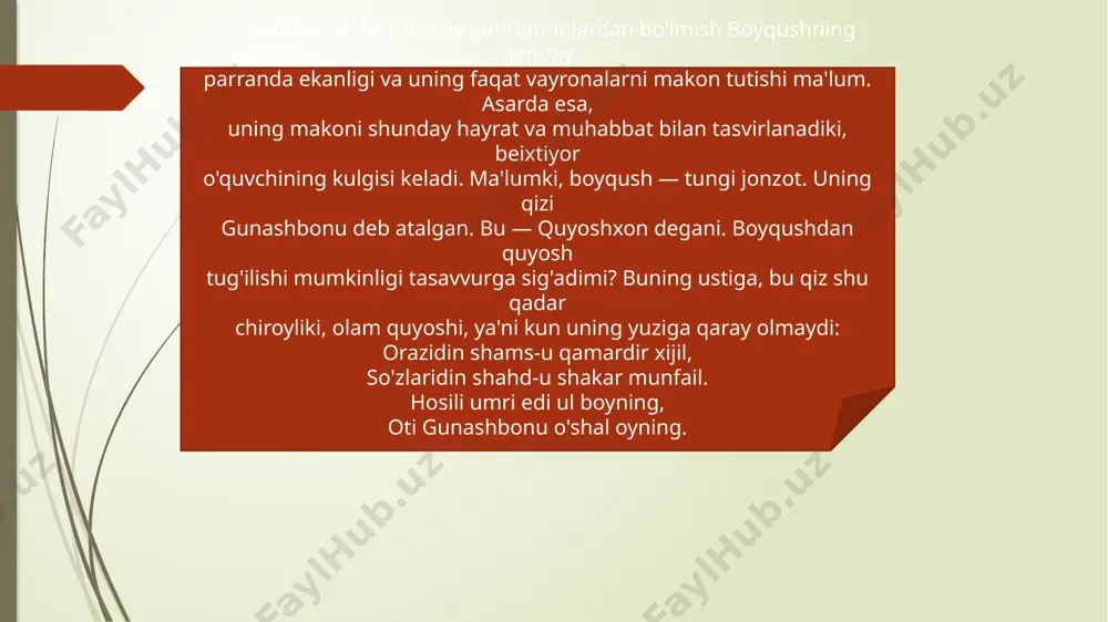 "zarbulmasal" asarining badiiy tahlili - Page 5