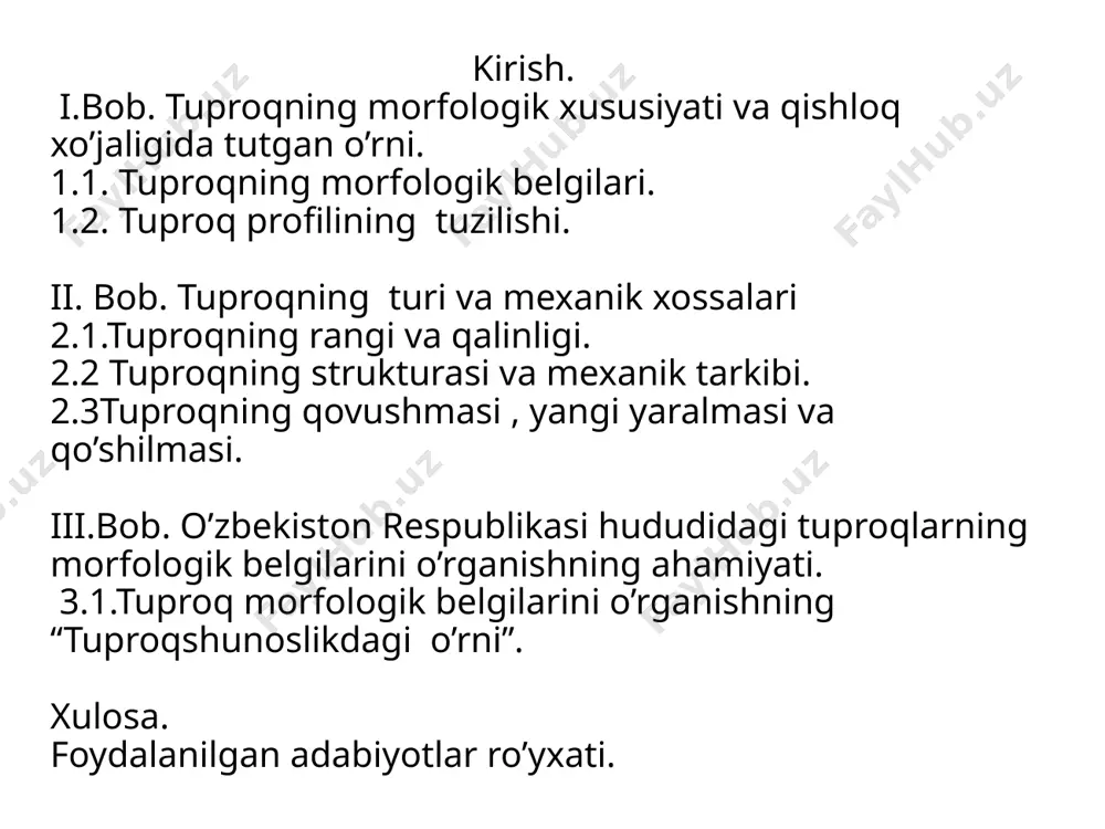 tuproqning morfologik belgilari - Page 2