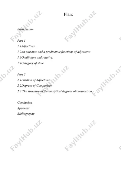 adjectives — DOC