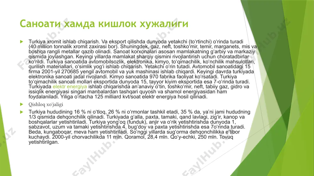 turkiya respublikasining ялпи ички махсулоти (яим) 2022-2024 й статистикаси - Page 5