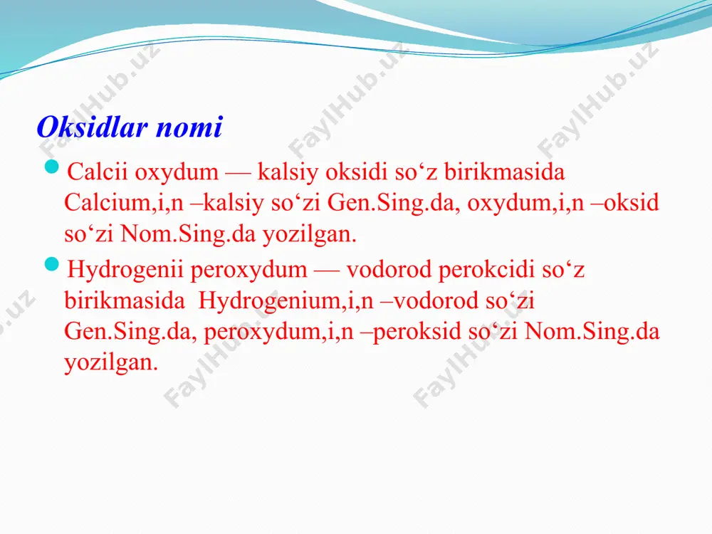 oksidlar va tuzlar nomlanishi - Page 3