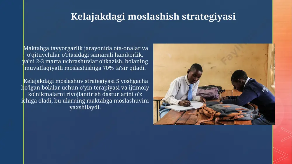 kichik maktab yoshi bolaning maktabga moslashish jarayoni - Page 4