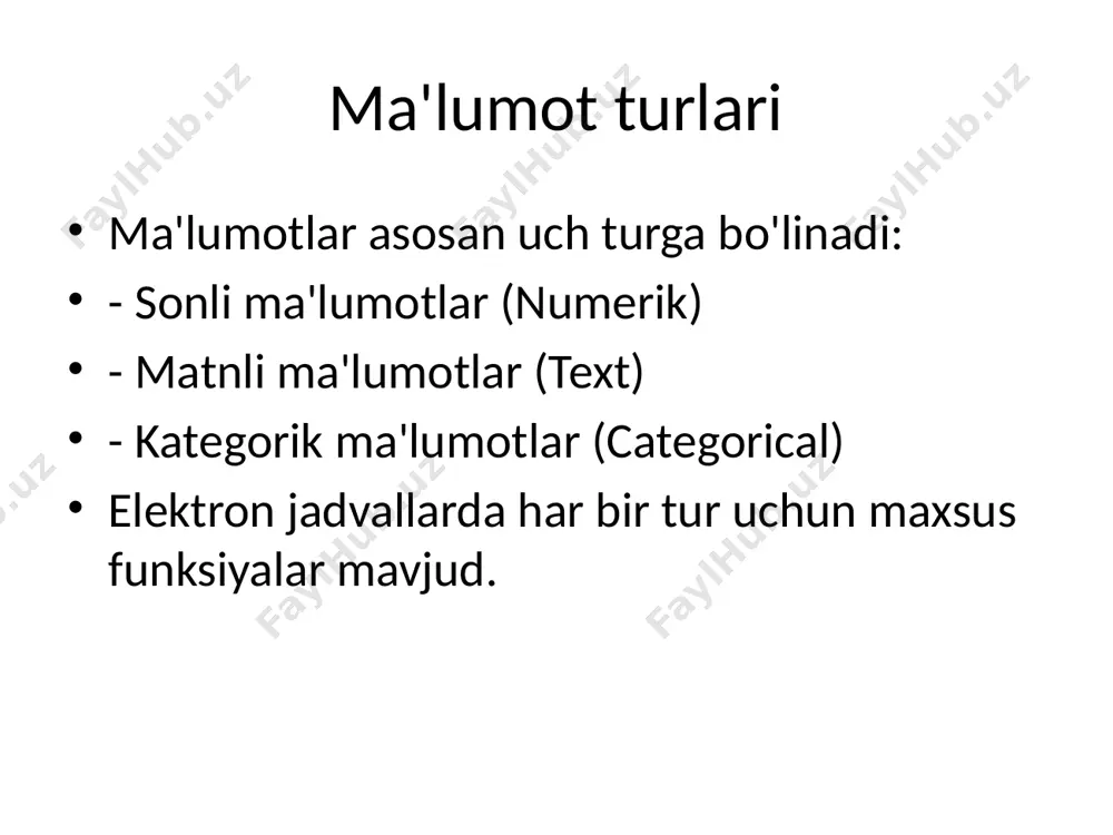 statistik ma'lumotlar tahlili - Page 3