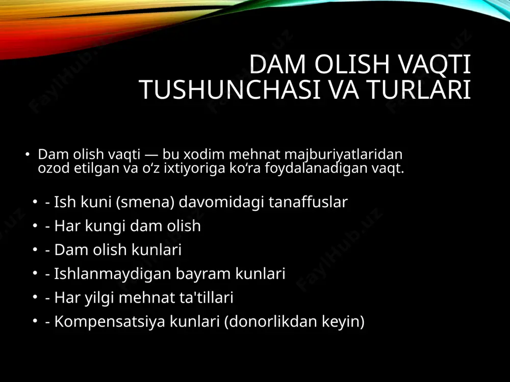 yrug‘i asosida rasmiylashtiriladi - xodimning arizasi yoki imzosi talab etiladi - 210-modda asosida ruxsat etilgan hollar aniq ko‘rsatiladi - 263-modda asosida qo‘shimcha haq to‘lanadi image2.png image1.png /docprops/thumbnail.jpeg