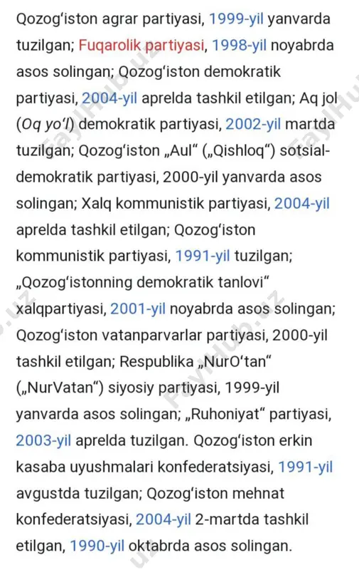 qozogʻiston saylov tizimi - Page 4