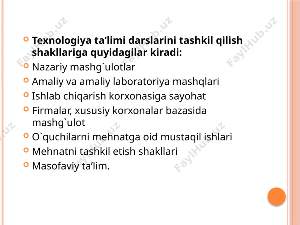 texnologiyadarslarini tashkil qilish shakllari - Page 4