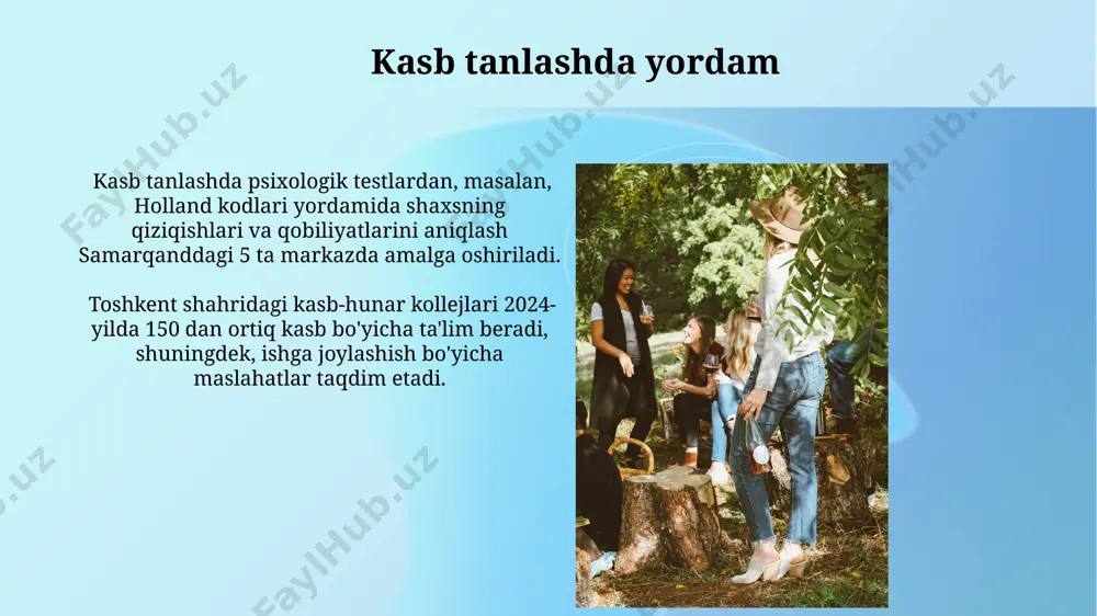 kasblarning bo'lim va guruhlari bo'yicha o'ziga xos xususiyatlari - Page 4