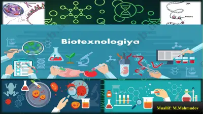 biotexnologiya — PPT