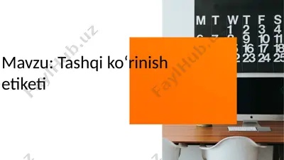tashqi koʻrinish etiketi — PPTX